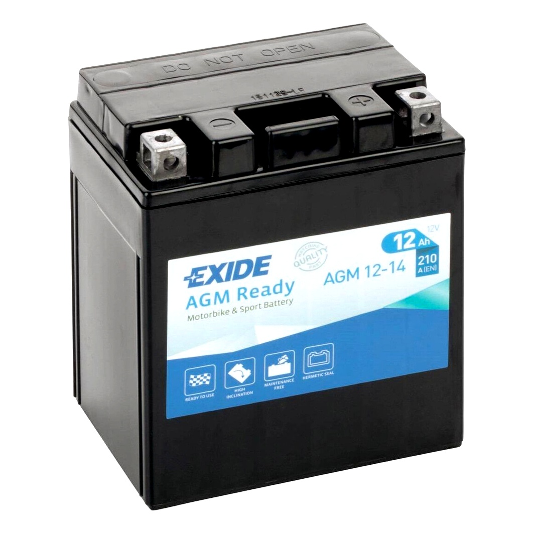 Акумулятор EXIDE AGM Ready 12V 12Ah 210A R+ AGM1214 - zapix