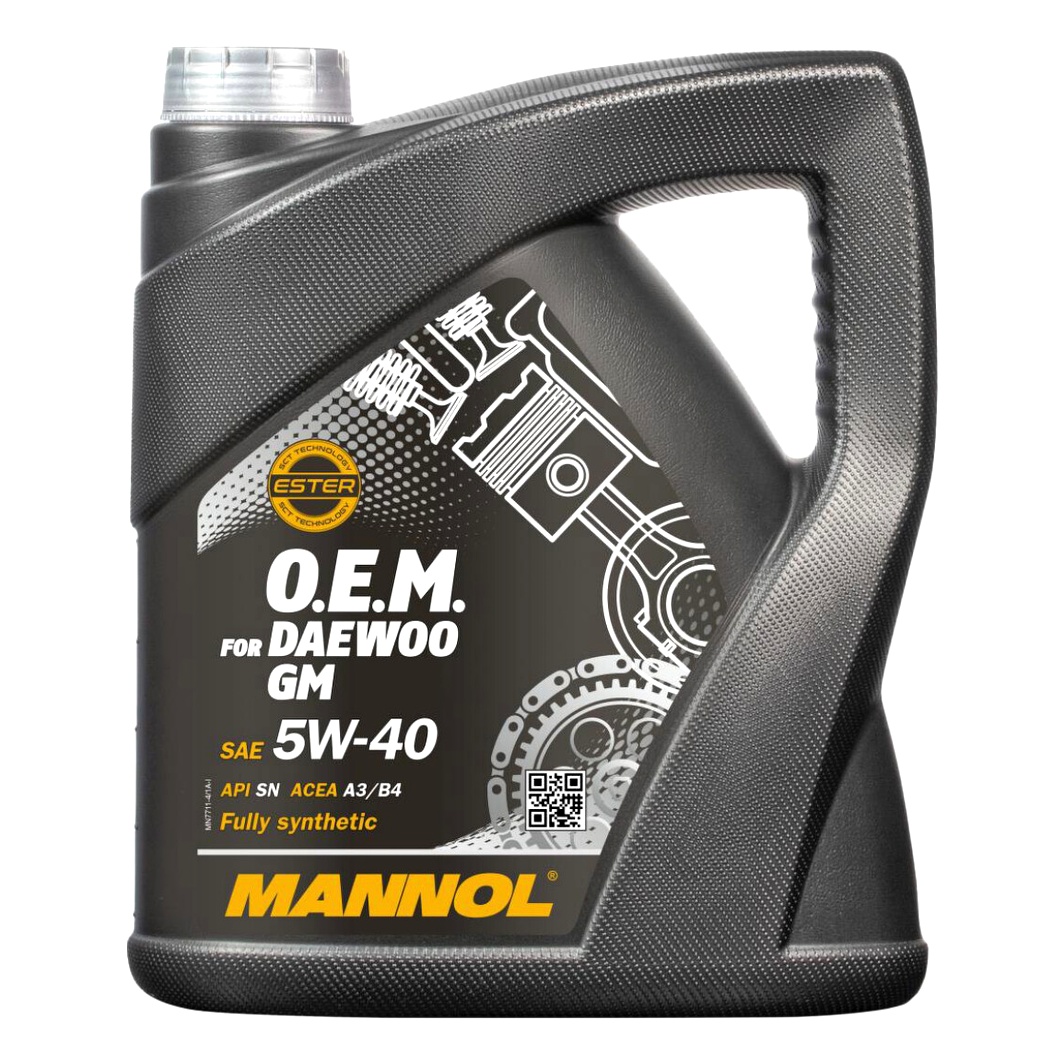 Моторна олива MANNOL O.E.M. For Daewoo GM 5W-40 4 л (MN77114) - zapix