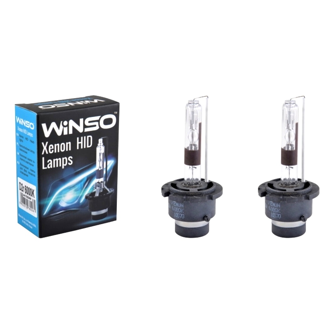 Автолампа ксенонова WINSO D2R PK32d-3 35W 85V прозора 782260 - zapix