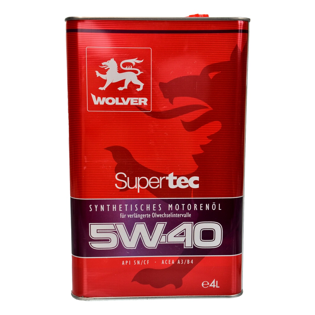 Моторна олива WOLVER SuperTec 5W-40 4 л (4260360940019) - zapix