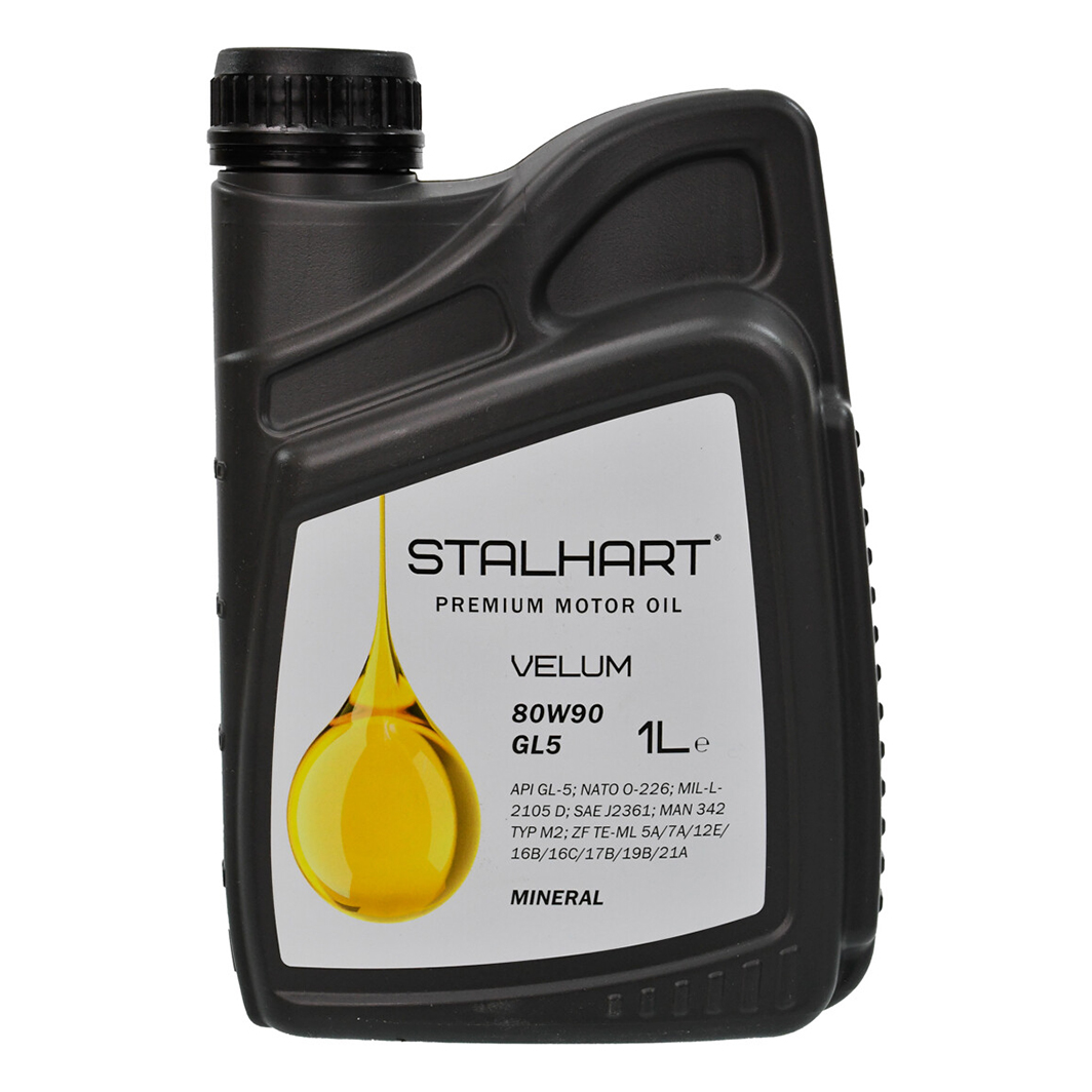 Трансмиссионное масло STALHART Velum GL-5 80W-90 1 л 745421 - zapix