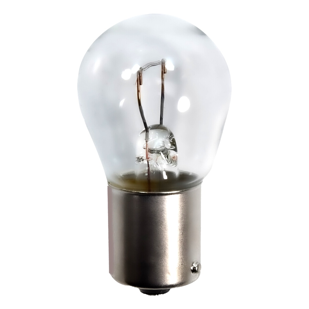 Автолампа розжарювання OSRAM Original P21W BA15s 21W 12V прозора 7506 - zapix