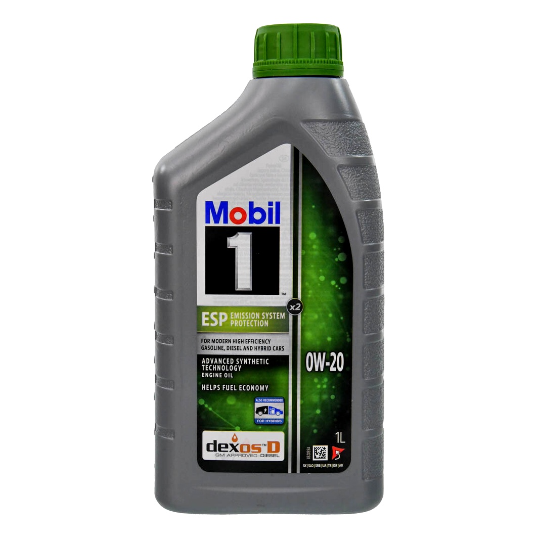 Моторна олива MOBIL 1 ESP X2 0W-20 1 л (153790)