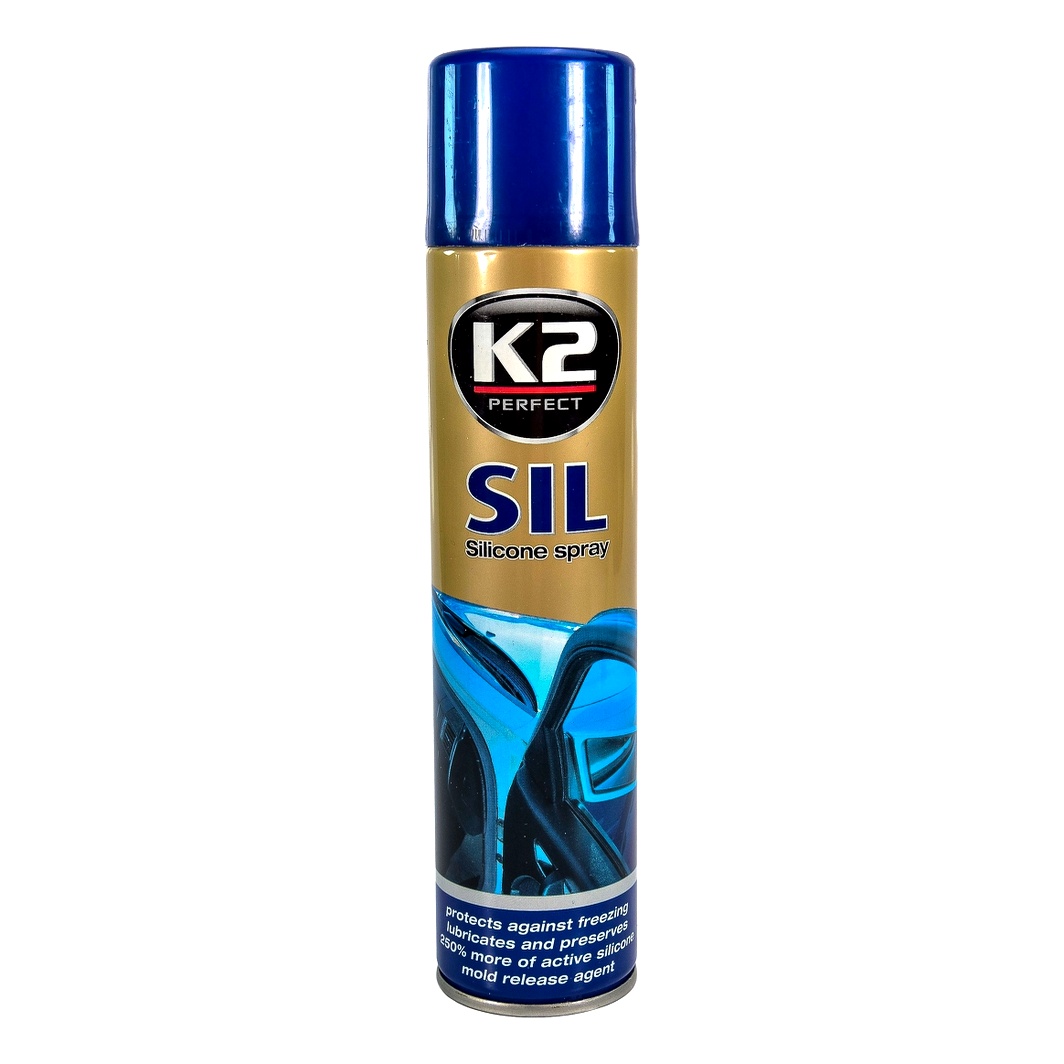 Смазка силиконовая K2 Silicone Spray для резиновых уплотнений 300 мл (K633) - zapix