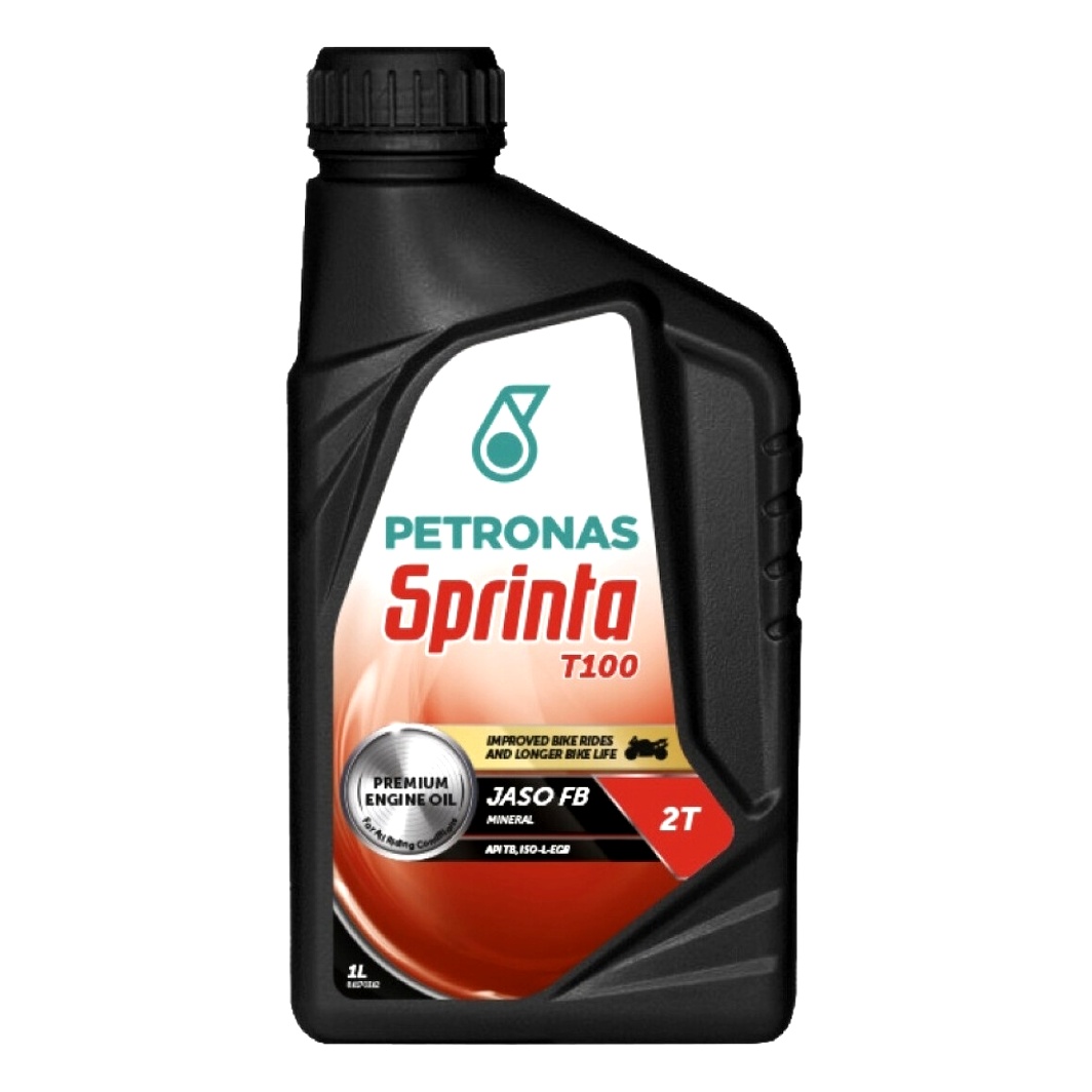 Моторное масло PETRONAS Sprinta T100 2T минеральное 1 л 73122E15EU - zapix