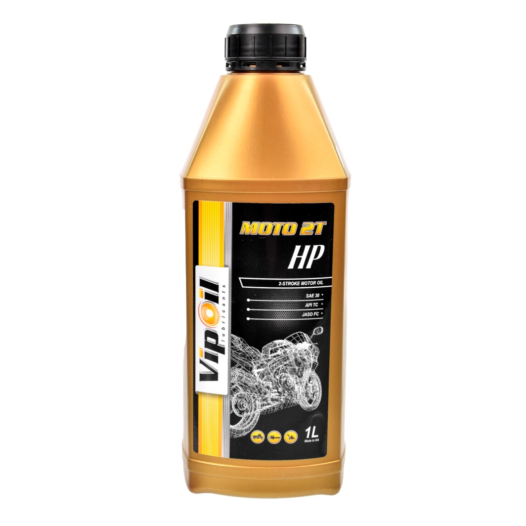 Моторное масло VIPOIL Moto HP 2T 30 минеральное 1 л 0162853 - zapix
