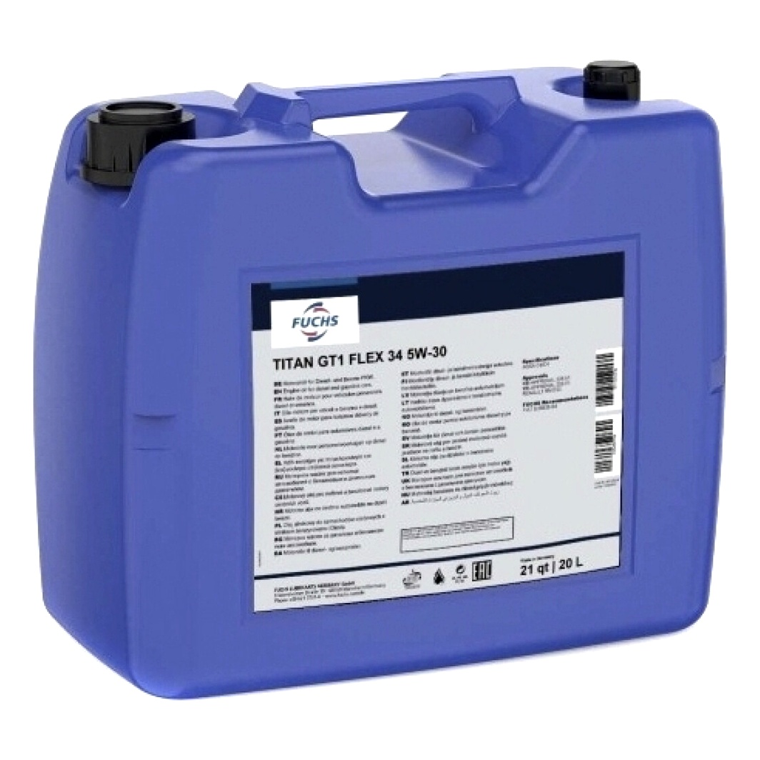 Моторное масло FUCHS Titan GT1 Flex 34 5W-30 20 л (601424236)