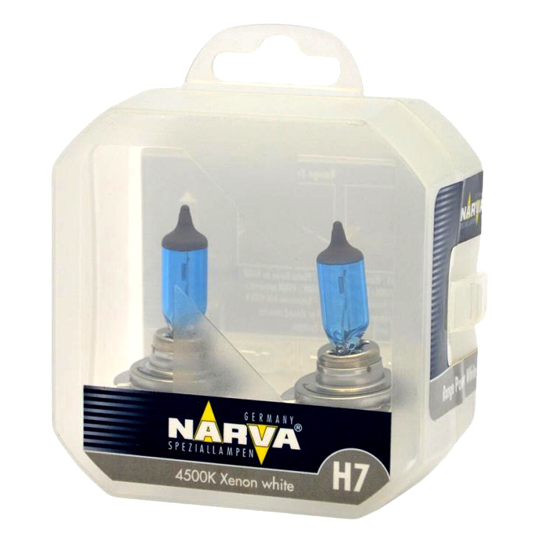 Автолампа галогенова NARVA H7 PX26d 55W 12V темно-блакитна 48607 - zapix