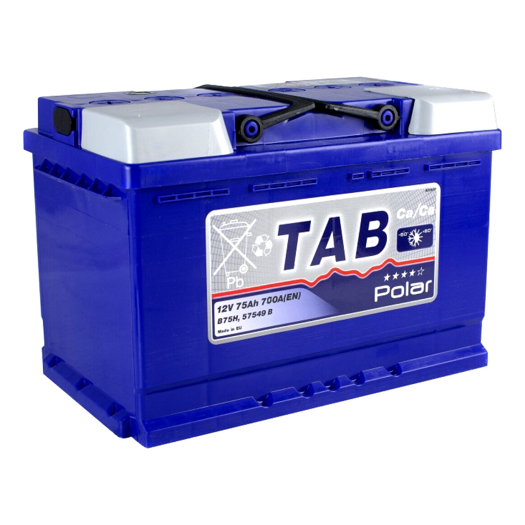 Акумулятор TAB Polar Blue 12V 75Ah 700A R+ 121075 - zapix