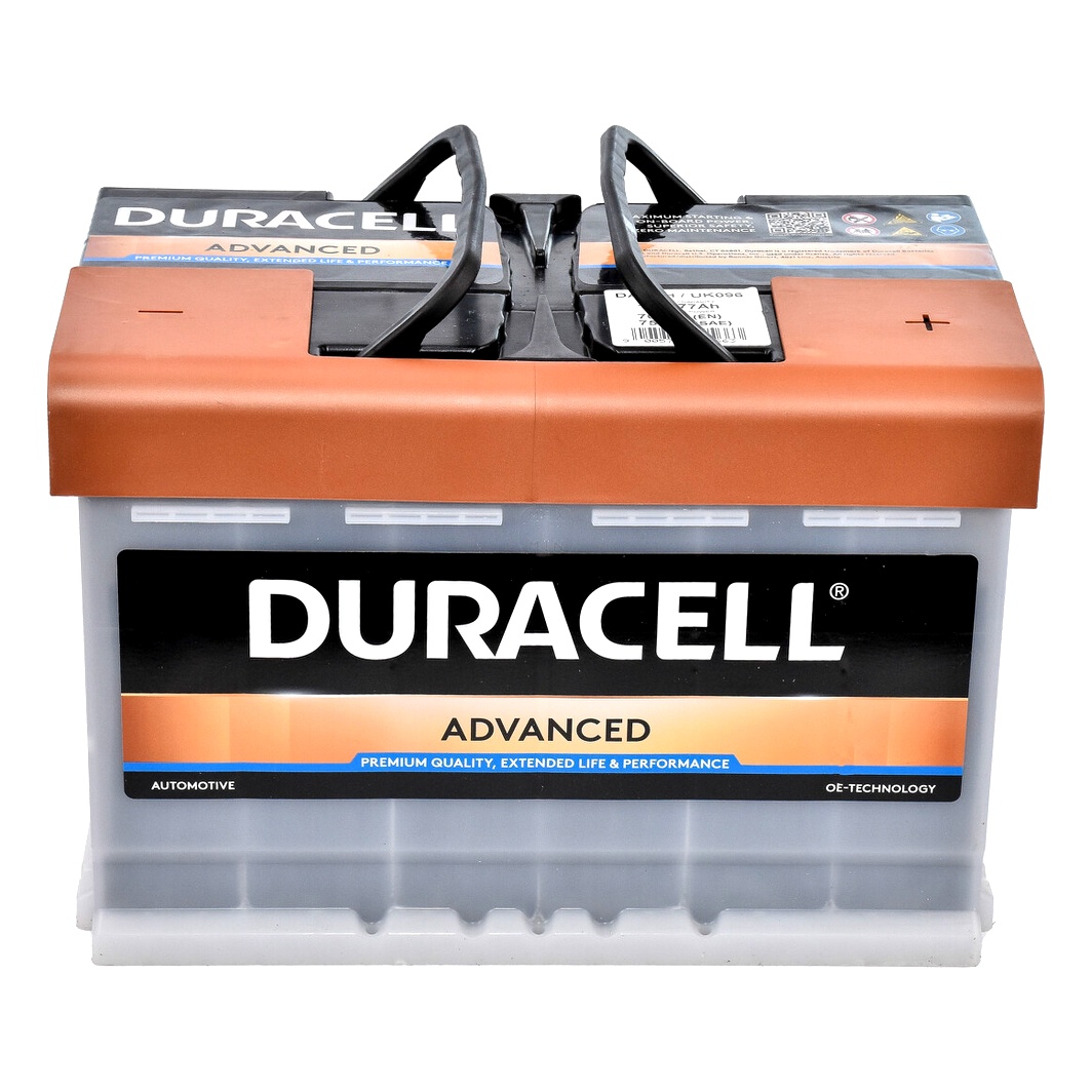 Акумулятор DURACELL Advanced 12V 77Ah 700A R+ DA77H - zapix