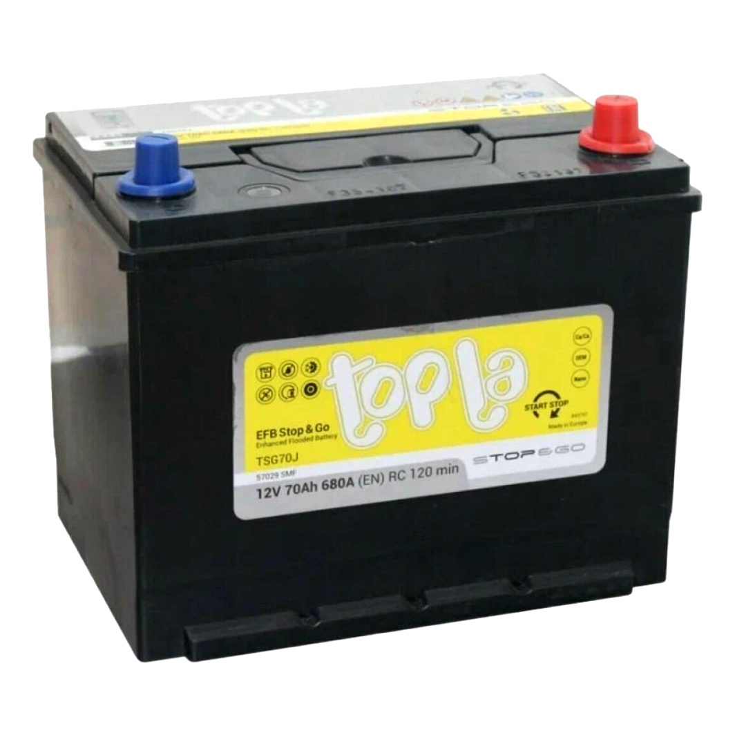 Акумулятор TOPLA Stop & Go 12V 70Ah 680A R+ 112270 - zapix