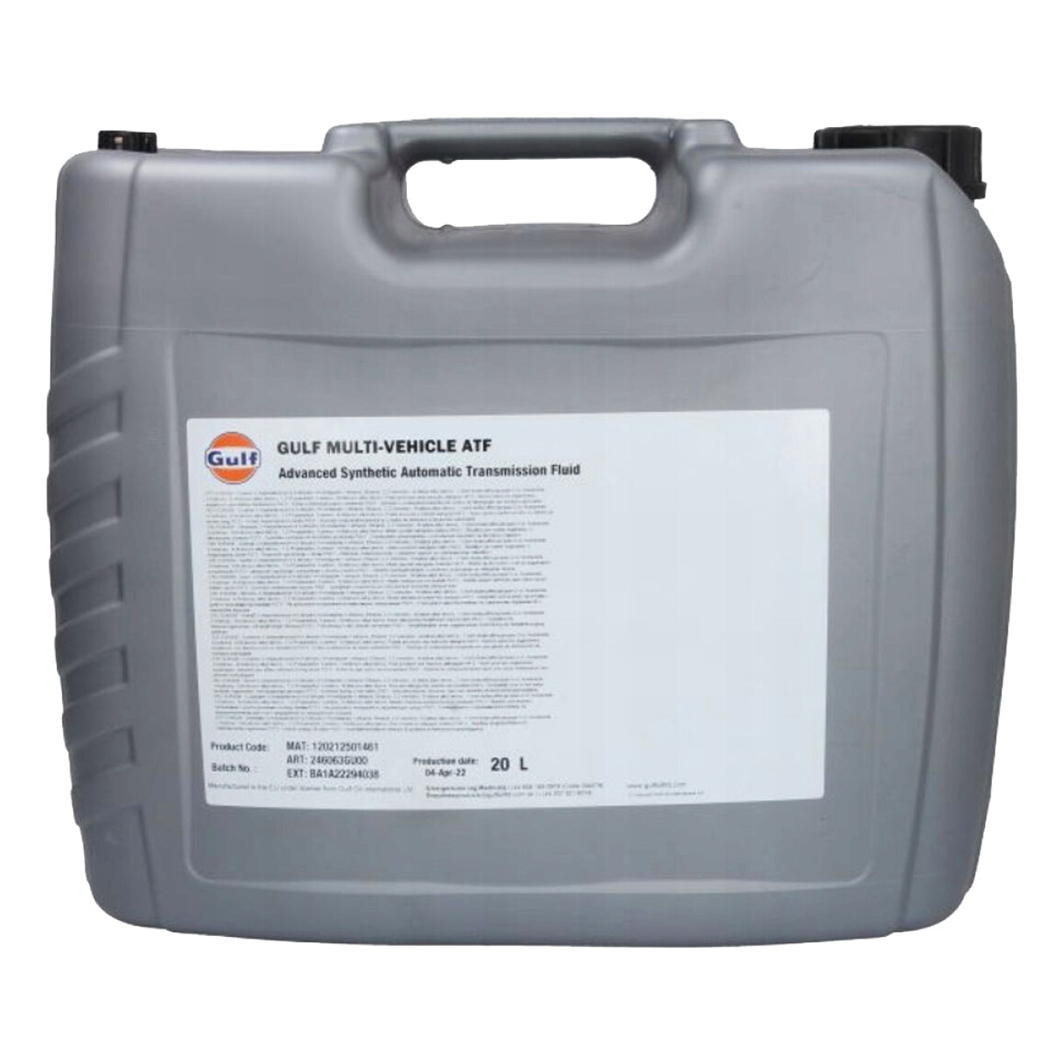 Трансмиссионное масло GULF Multi Vehicle ATF 20 л MULTIVEHICLEATF20L - zapix