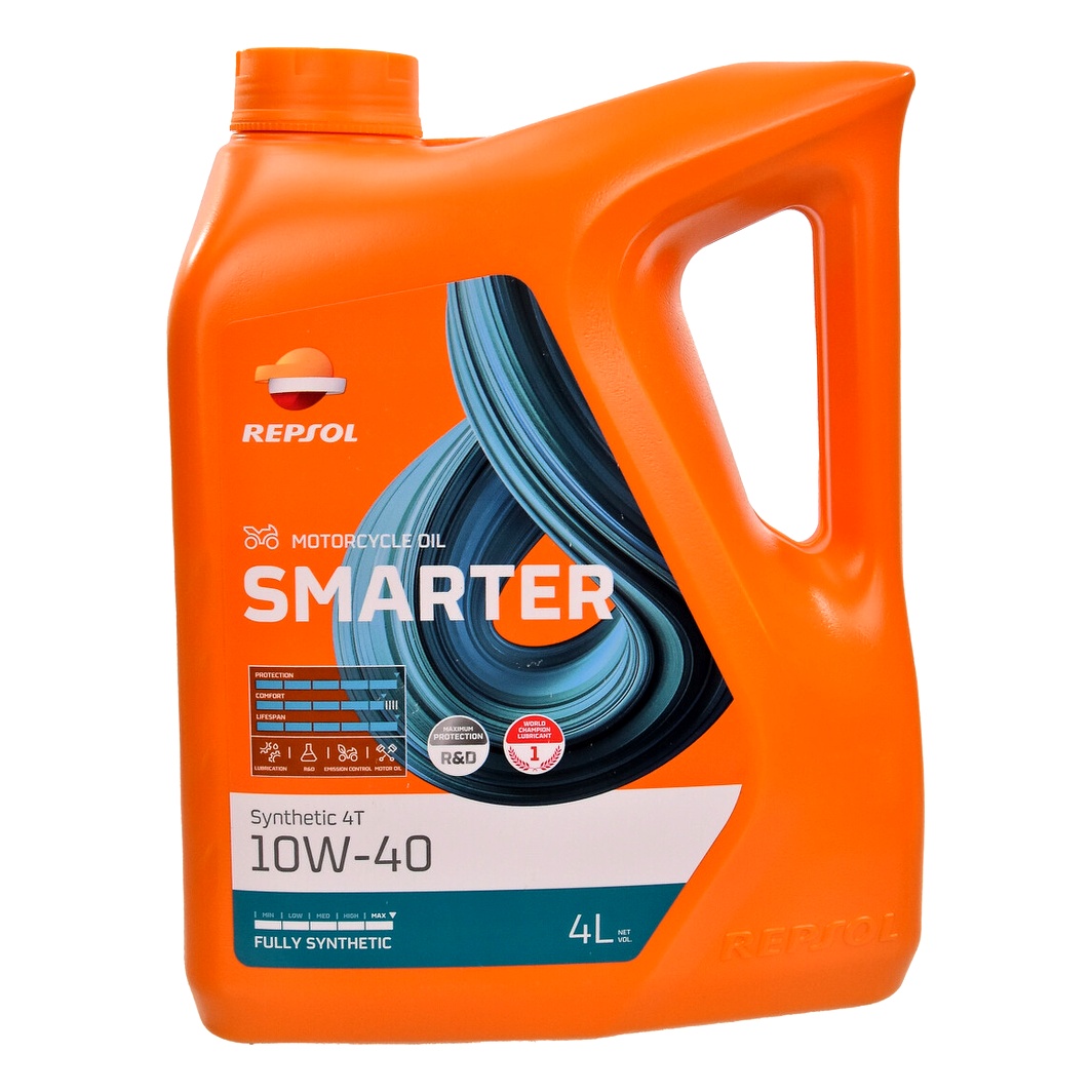 Моторное масло REPSOL Smarter Synthetic 4T 10W-40 синтетическое 4 л RPP2064MGB - zapix