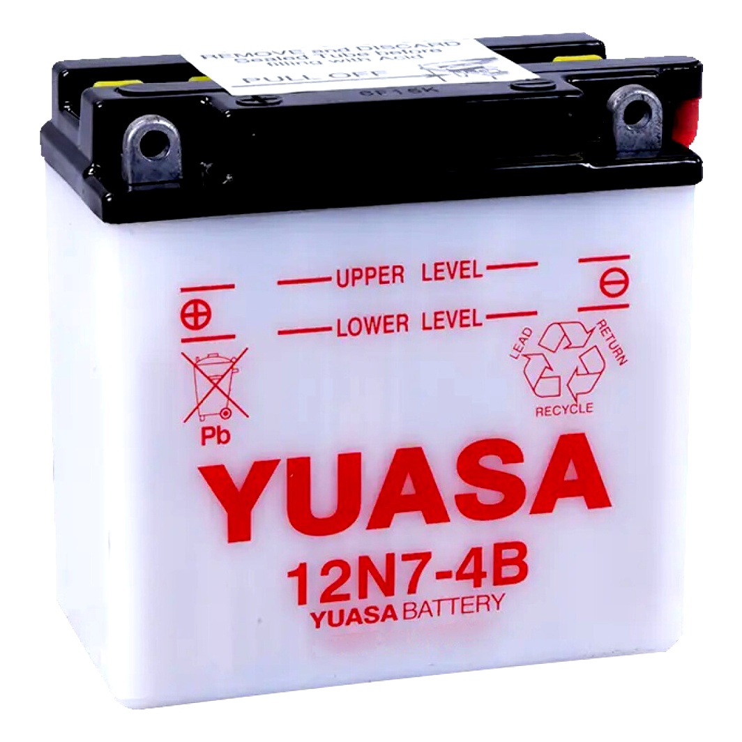 Акумулятор YUASA 12V 7.4Ah 70A L+ 12N74BYUASA - zapix