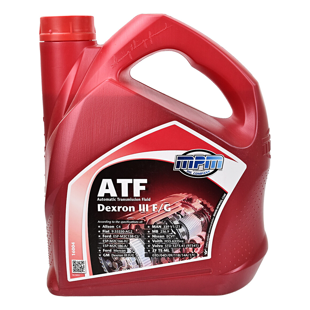Трансмиссионное масло MPM ATF Dexron III F/G 4 л 16004 - zapix