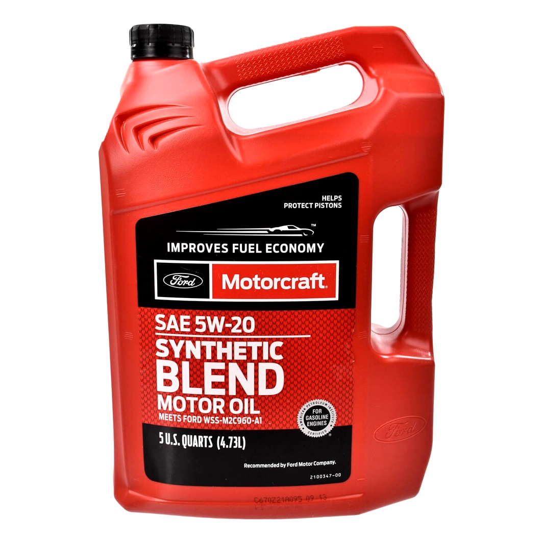 Моторна олива FORD Motorcraft Synthetic Blend Motor Oil 5W-20 4.73 л (XO5W205Q3SP) - zapix