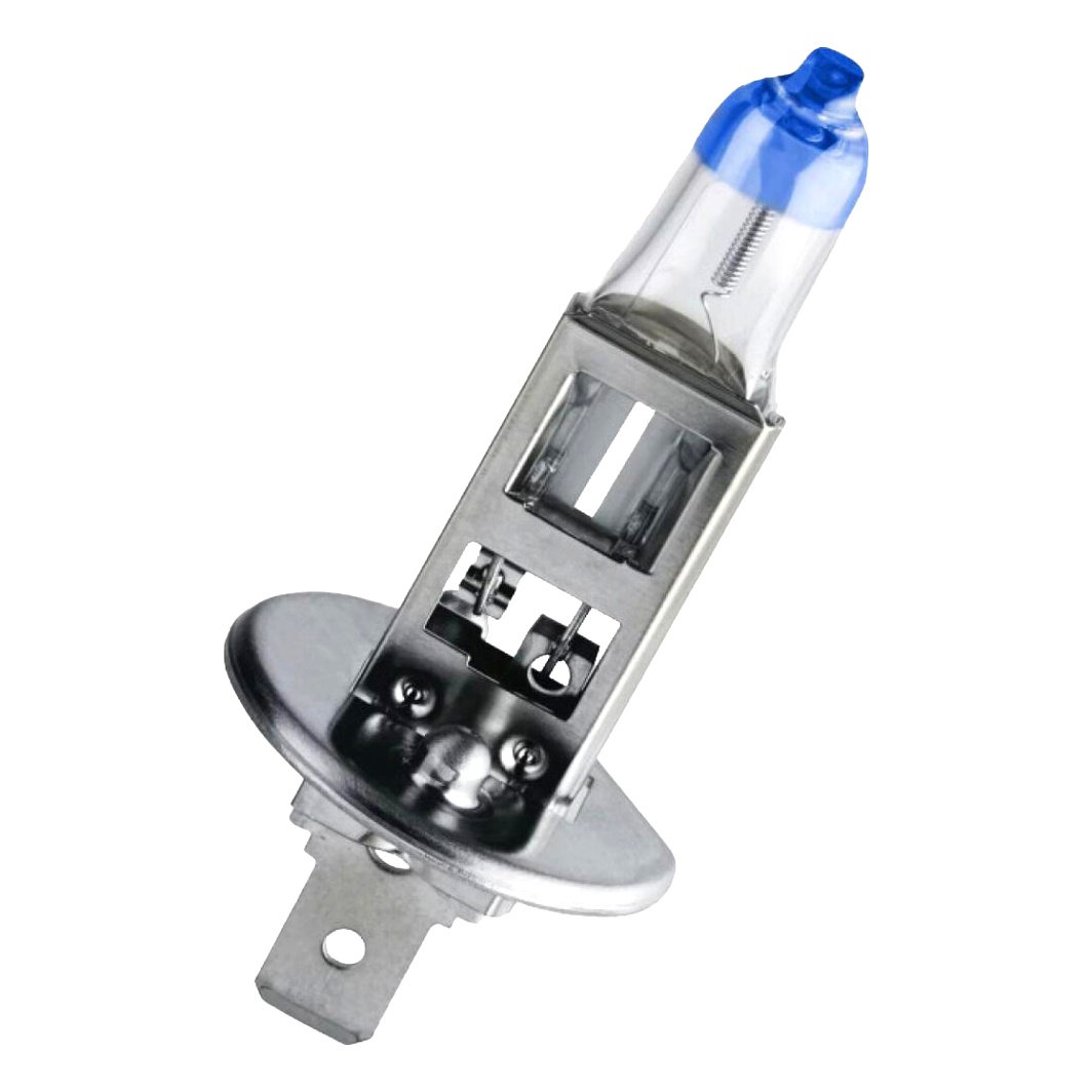 Автолампа галогеновая PHILIPS RacingVision H1 P14.5s 55W 12V прозрачно-голубая 12258RVS2 - zapix