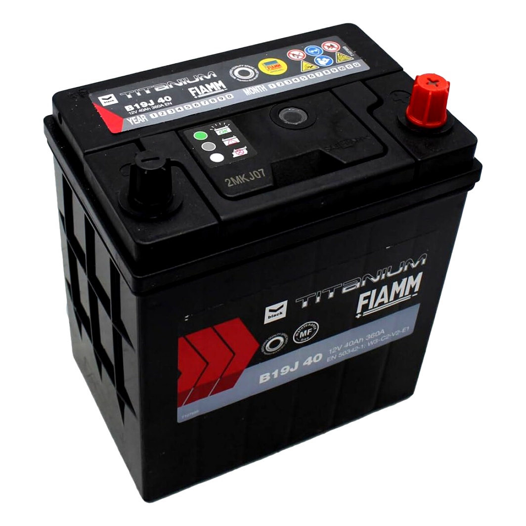 Акумулятор FIAMM Titanium Black 12V 40Ah 360A R+ B19JX40 - zapix