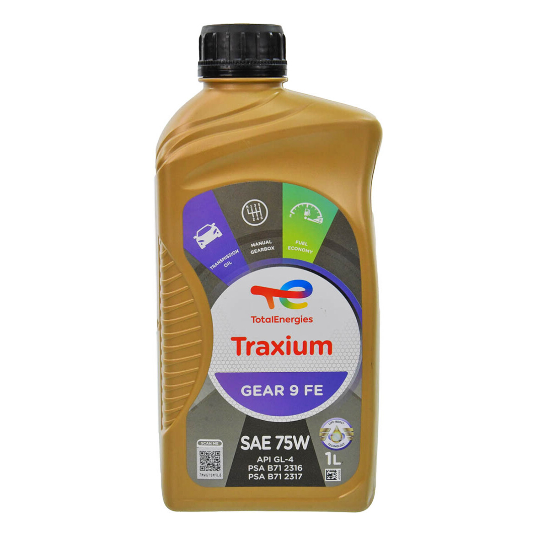 Трансмиссионное масло TOTAL Traxium Gear 9 FE GL-4 75W 1 л 214244 - zapix