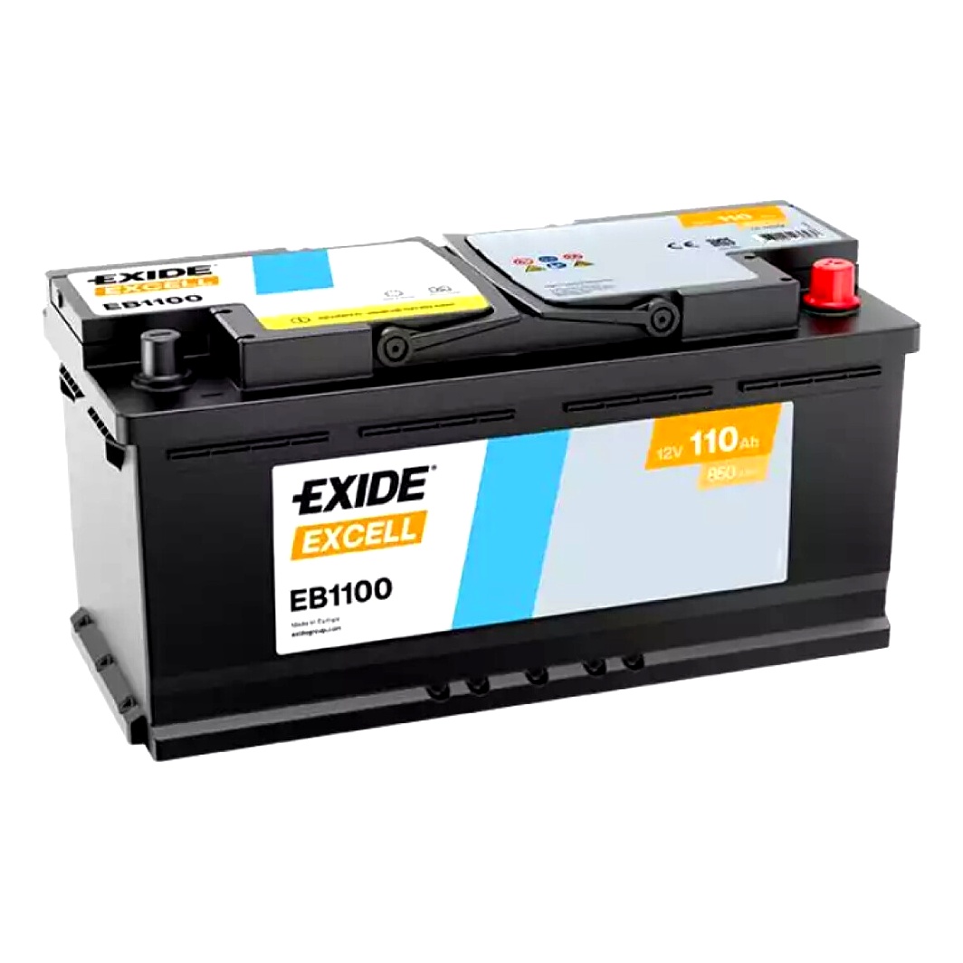 Акумулятор EXIDE Excell 12V 110Ah 850A R+ EB1100 - zapix