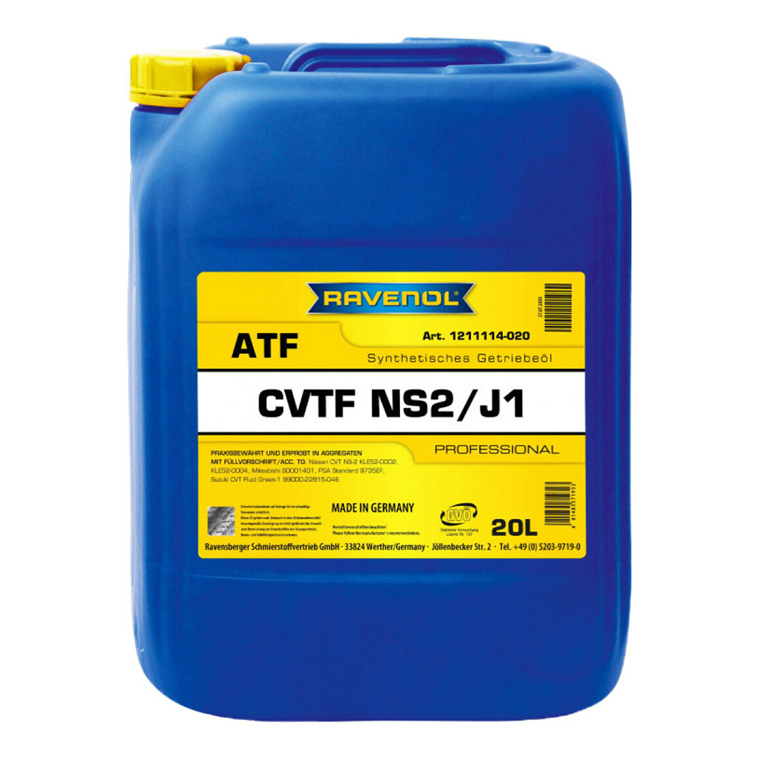 Трансмиссионное масло RAVENOL CVTF NS2/J1 20 л 1211114020 - zapix