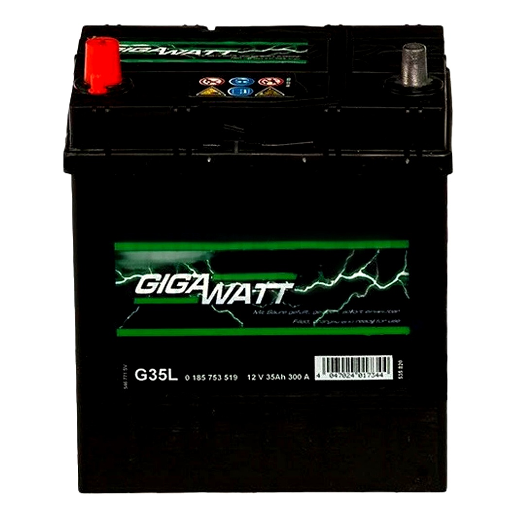 Акумулятор GIGAWATT 12V 35Ah 300A L+ 0185753519 - zapix