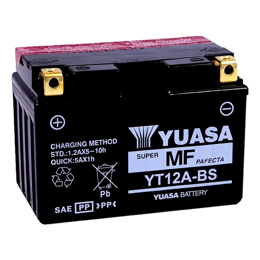 Акумулятор YUASA AGM 12V 10Ah 175A L+ YT12ABS - zapix