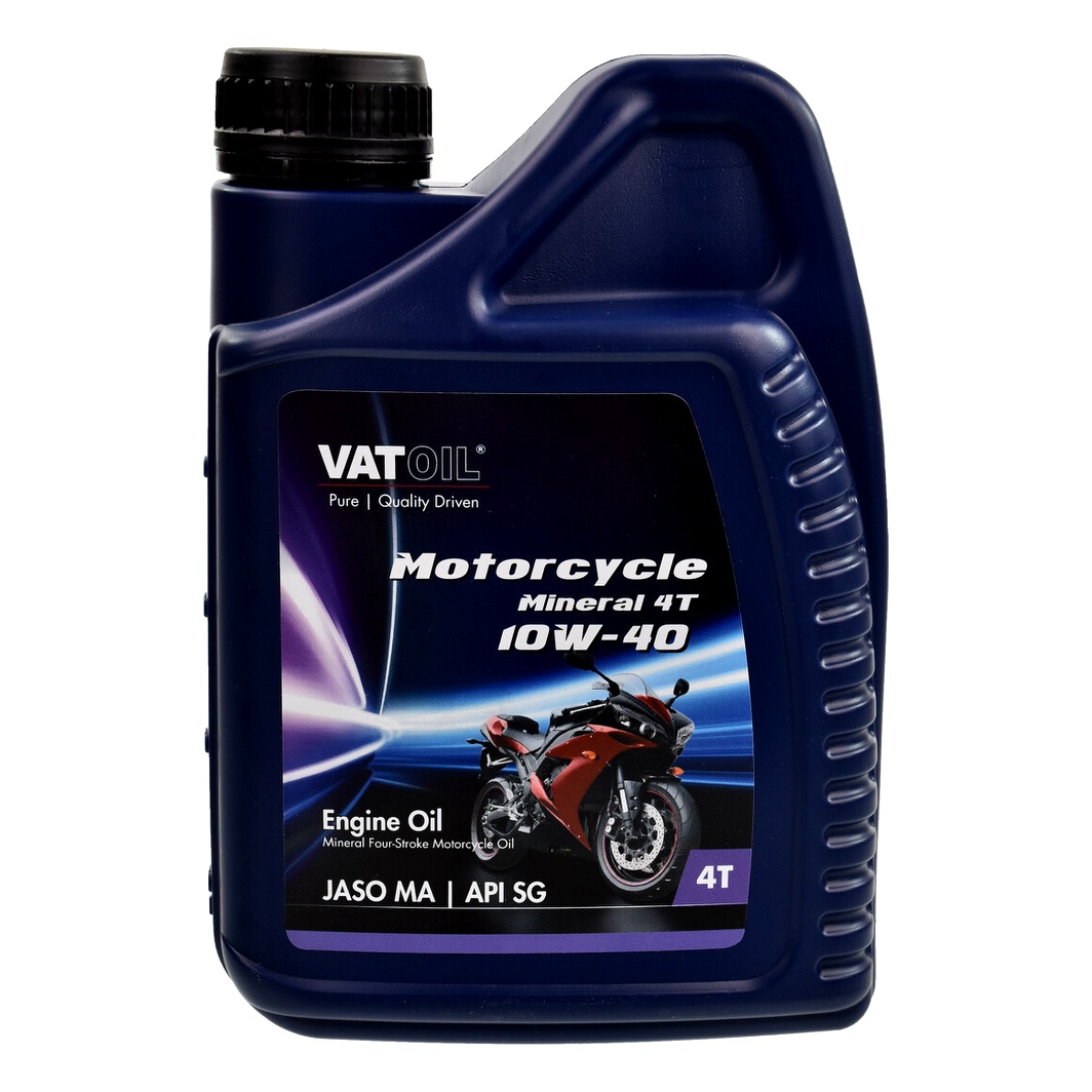 Моторное масло VATOIL Motorcycle M 4T 10W-40 минеральное 1 л 50505 - zapix