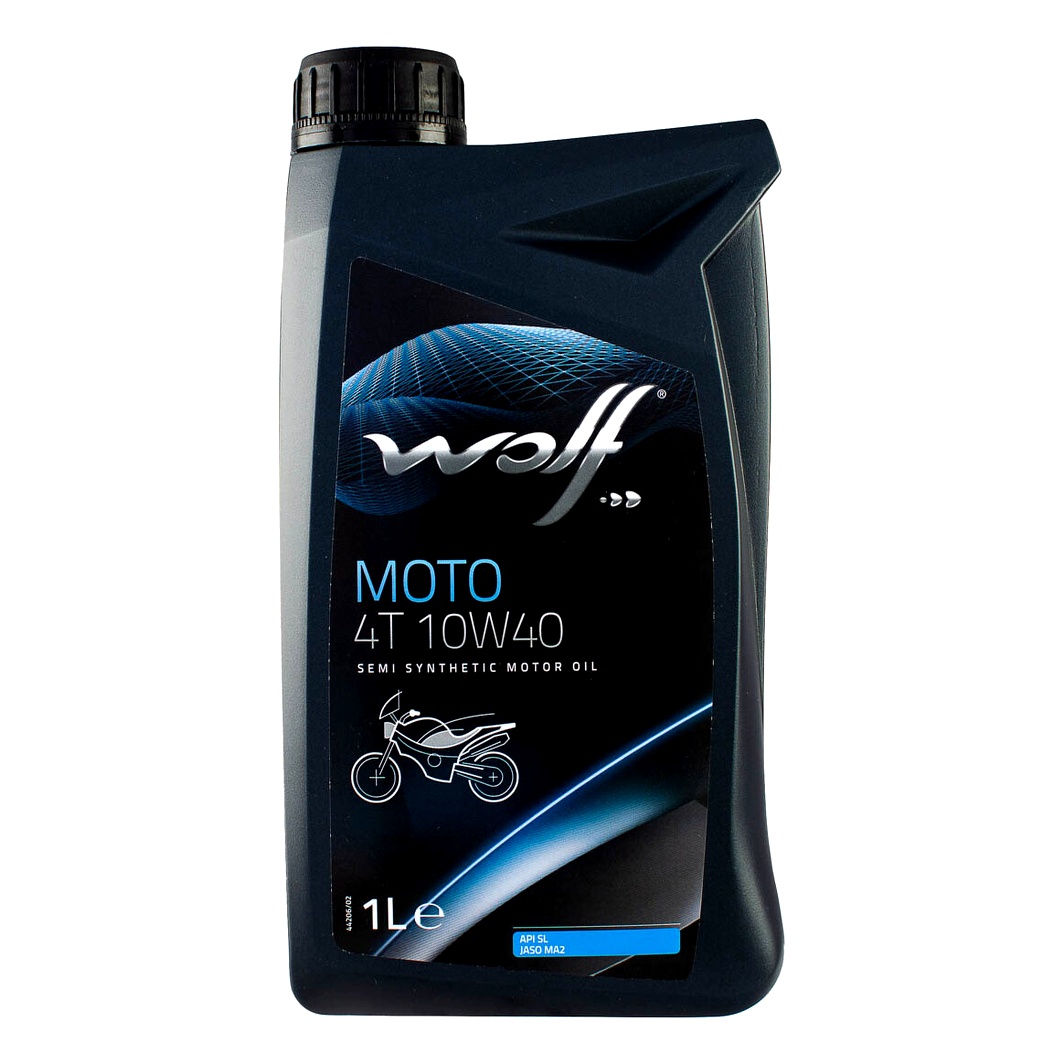 Моторное масло WOLF Moto 4T 10W-40 полусинтетическое 1 л 1043808 - zapix