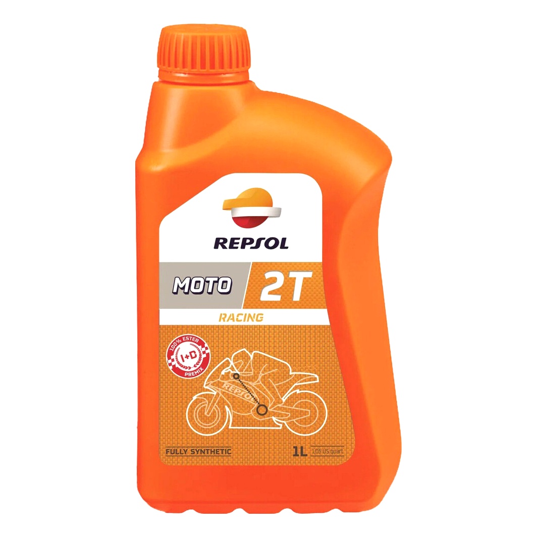 Моторное масло REPSOL Moto Racing 2T синтетическое 1 л RP145P51 - zapix