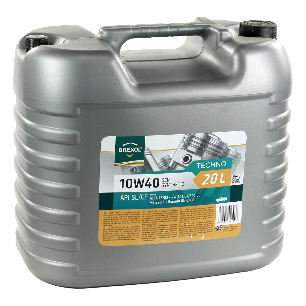 Моторна олива BREXOL Techno 10W-40 20 л (48391051011) - zapix