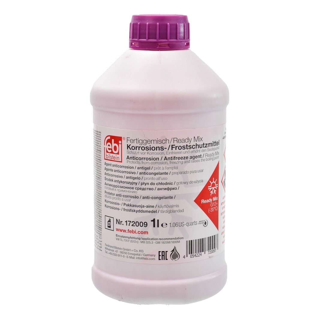 Готовий антифриз FEBI BILSTEIN фіолетовий G12+ -35 °C 1 л (172009) - zapix