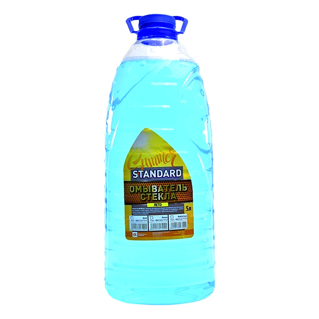 Омивач скла готовий літній -5°С ДОРОЖНЯ КАРТА Standard bubble gum 5 л 48021027573 - zapix