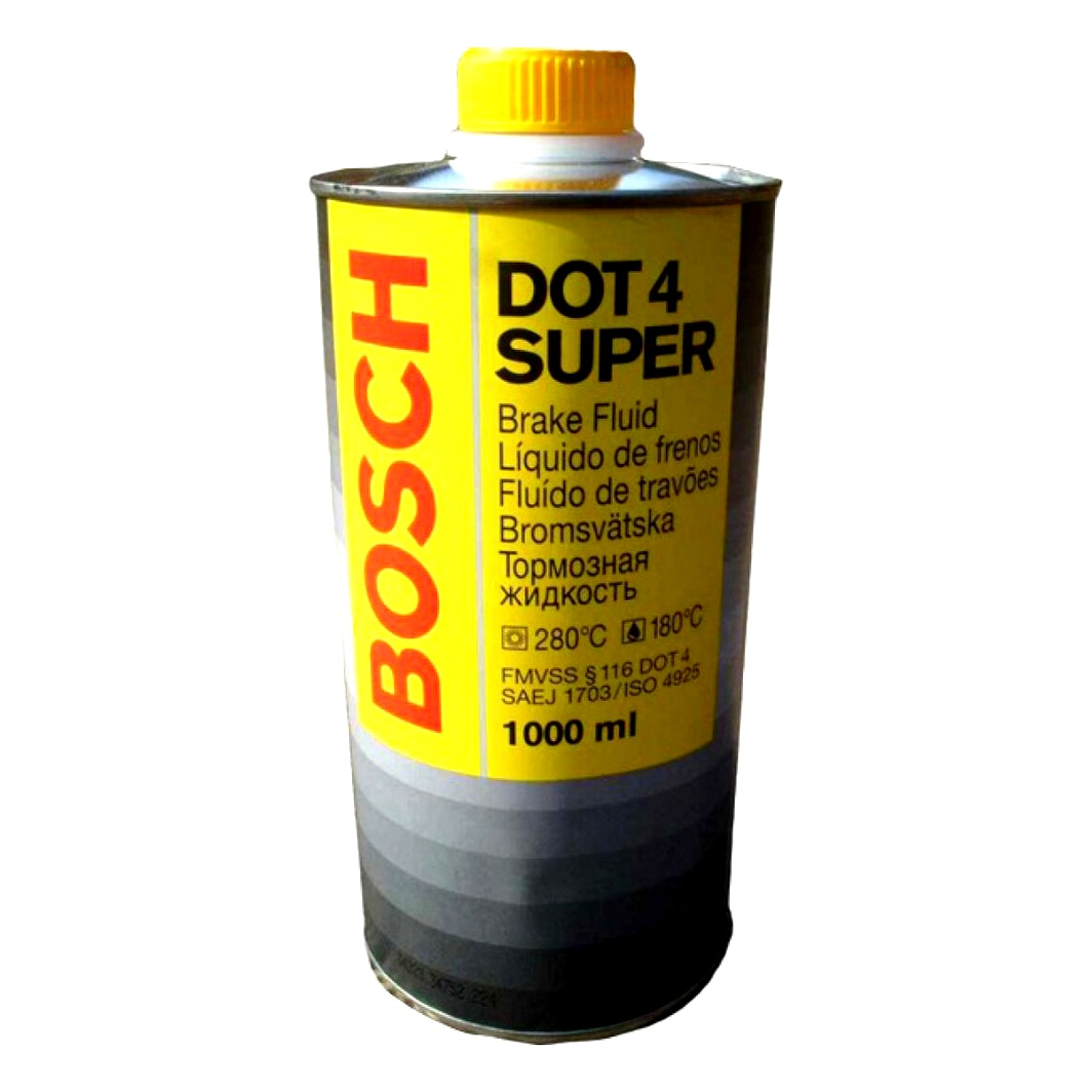 Гальмівна рідина BOSCH DOT 4 Super метал 1 л 1987479021 - zapix
