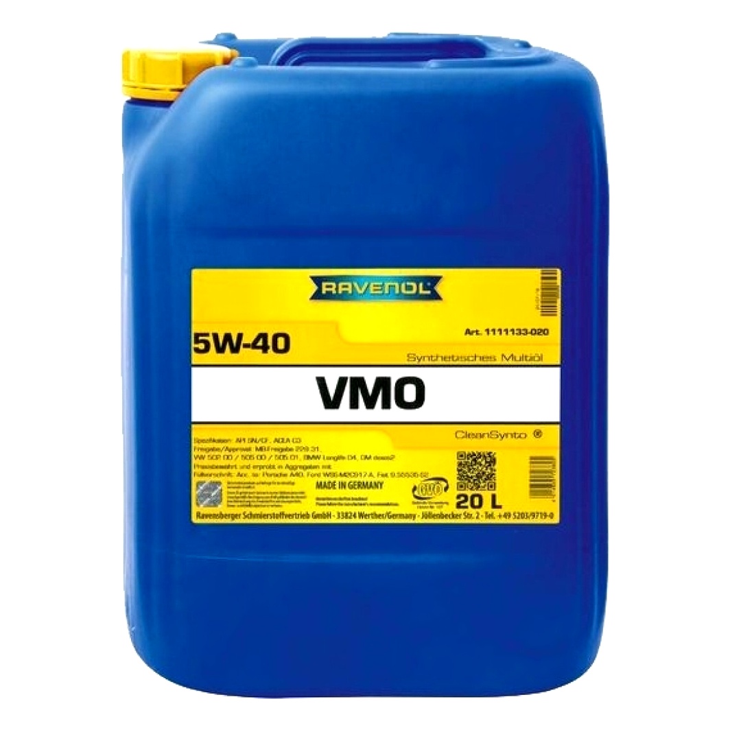 Моторное масло RAVENOL VMO 5W-40 20 л (1111133020) - zapix