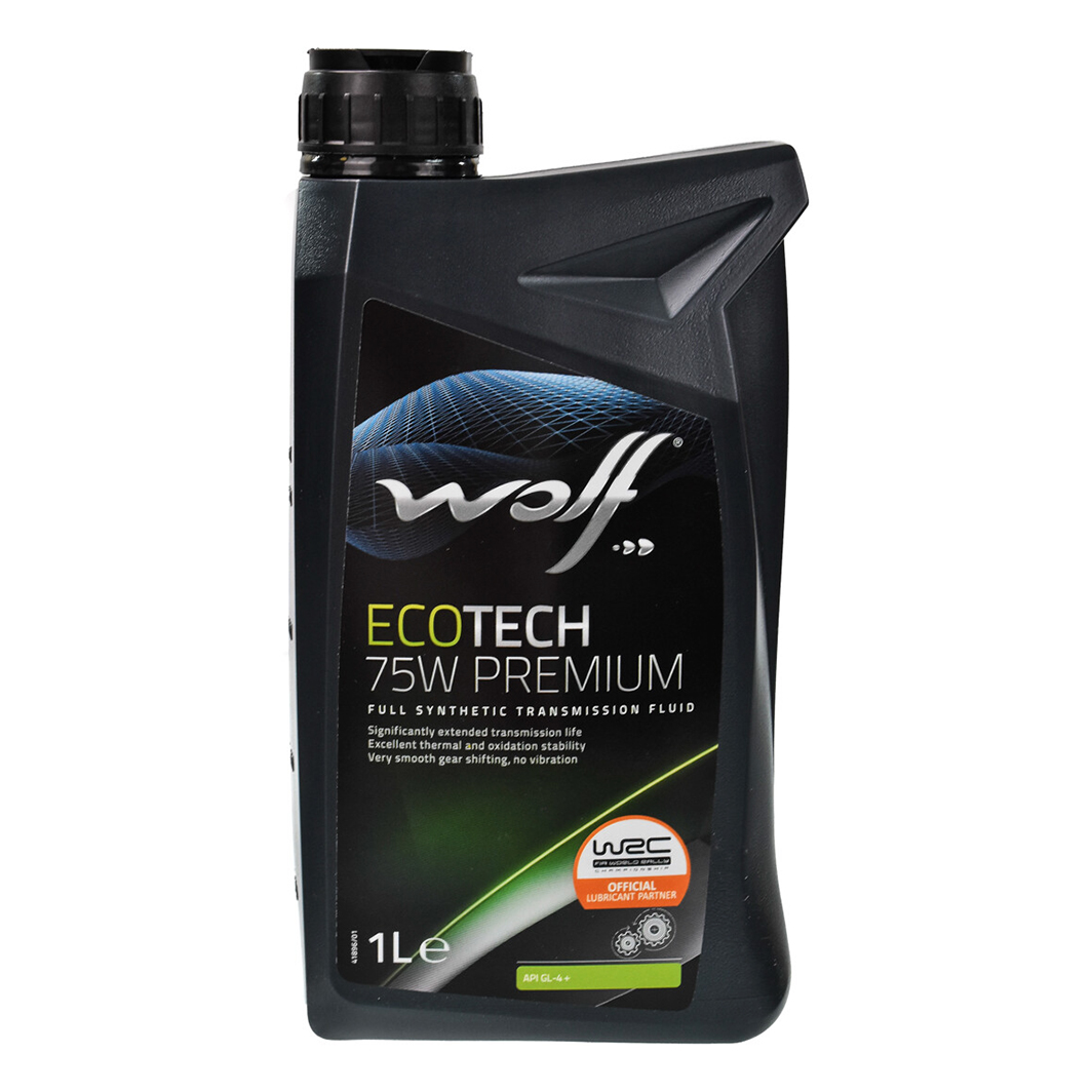 Трансмиссионное масло WOLF EcoTech Premium GL-4+ 75W 1 л 1048869 - zapix