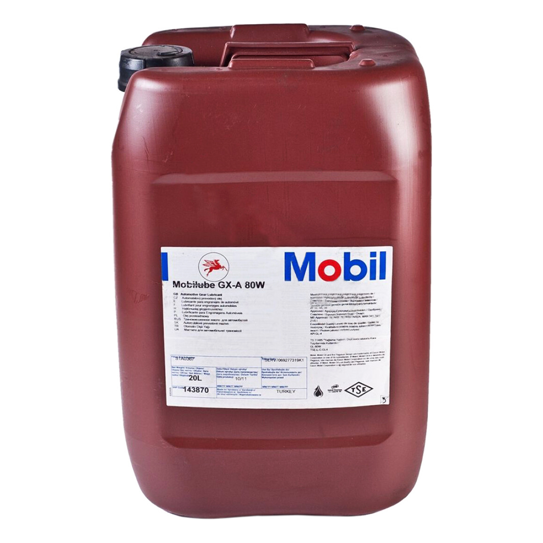 Трансмиссионное масло MOBIL Mobilube GX-A GL-4 80W 20 л 143870 - zapix