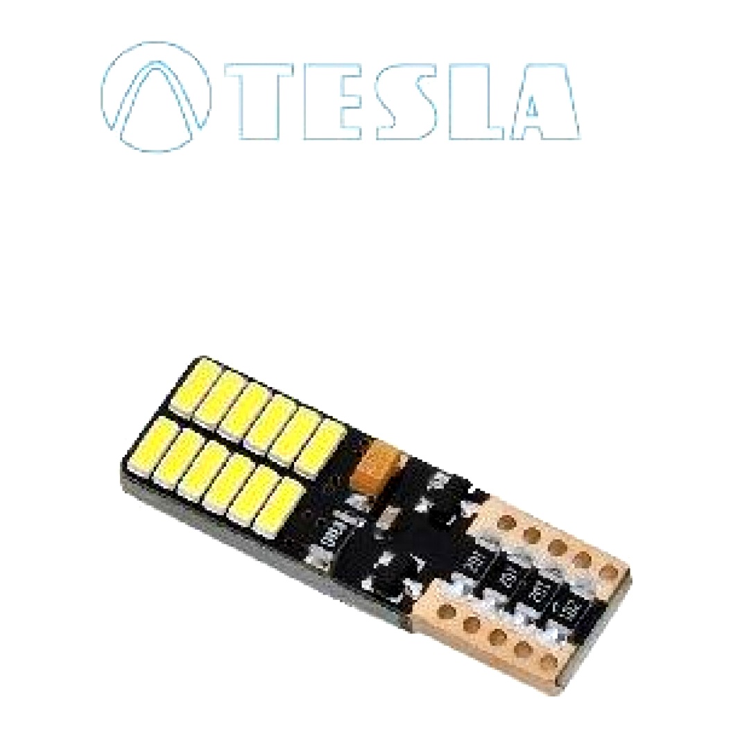 Автолампа LED (світлодіодна) TESLA Longer LIFE CANbus W5W W2.1x9.5d 12V B95201 - zapix