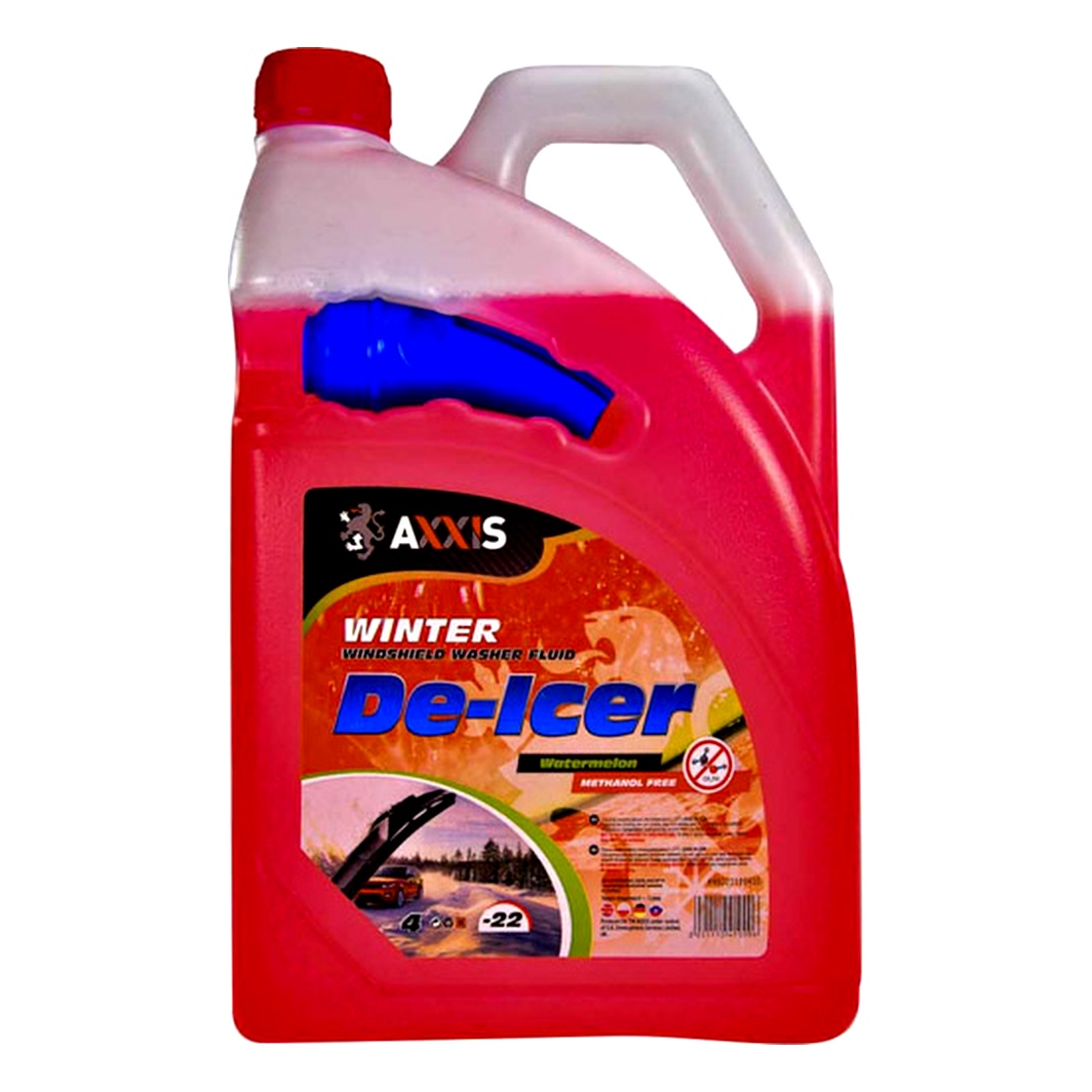 Омивач скла готовий зимовий -22°С AXXIS De-icer кавун 4 л AX2102 - zapix