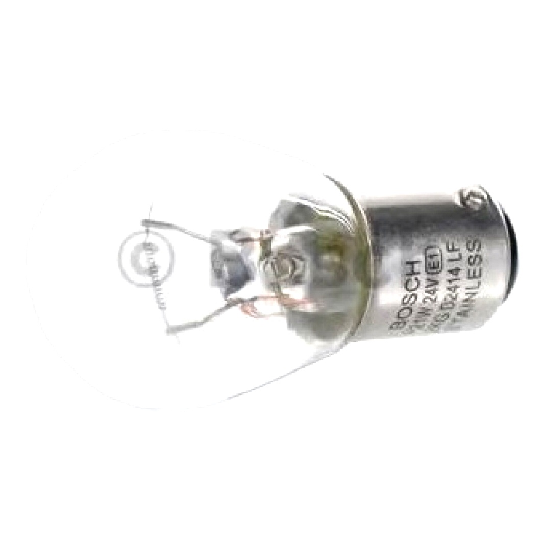 Автолампа розжарювання BOSCH Trucklight Maxlife P21W BA15d 21W 24V прозора 1987302532 - zapix