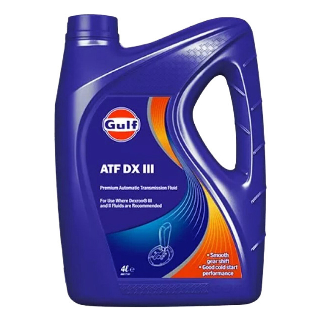 Трансмиссионное масло GULF ATF DX III 4 л ATFDXIII4L - zapix