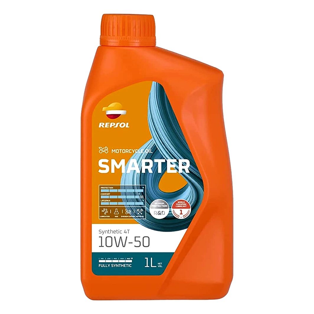 Моторное масло REPSOL Smarter Synthetic 4T 10W-50 синтетическое 1 л RPP2064NHC - zapix
