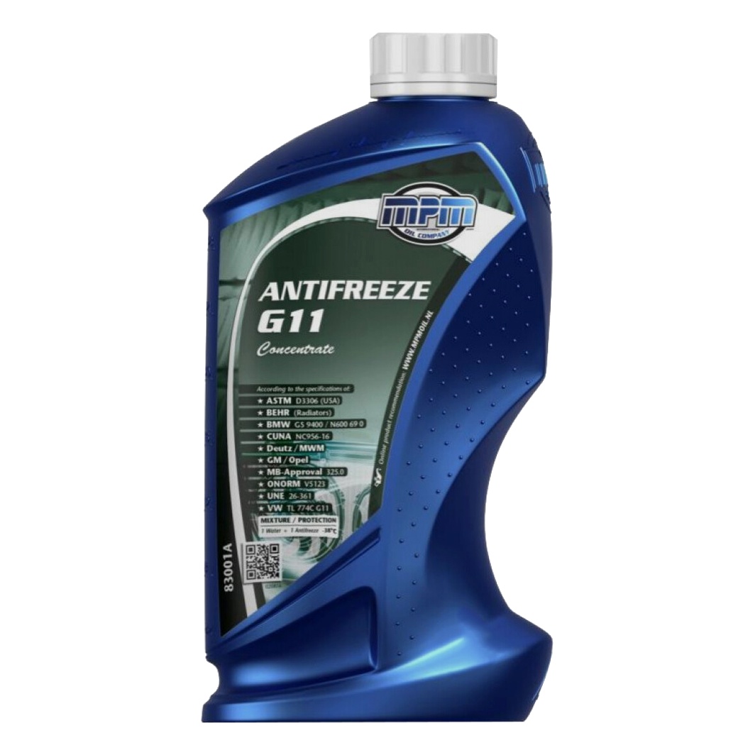 Концентрат антифризу MPM зелений G11 -80 °C 1 л (83001A) - zapix