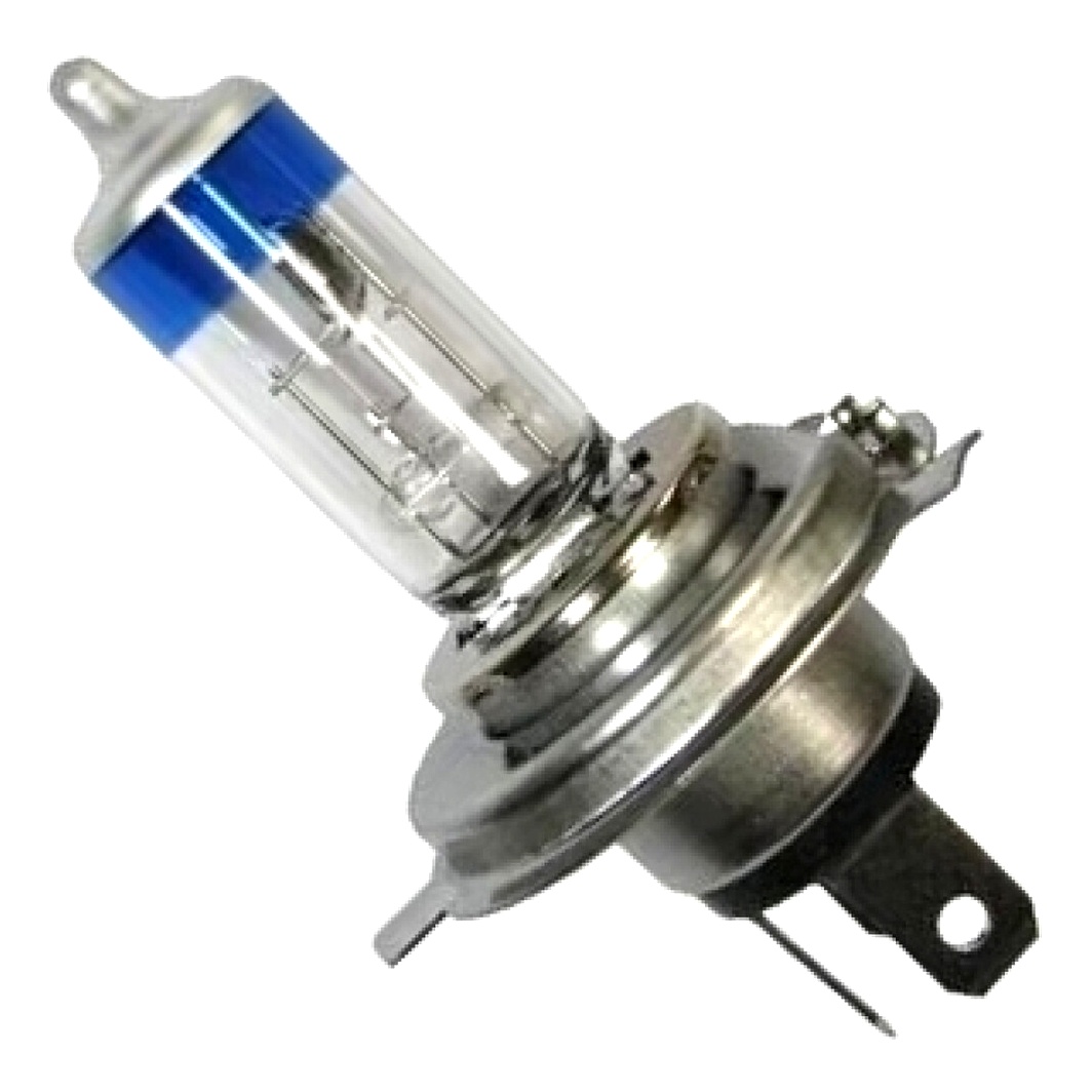 Автолампа галогенова GENERAL ELECTRIC Megalight Ultra +150 H4 P43t 55W 12V прозоро-блакитна 50440NXNU2D - zapix