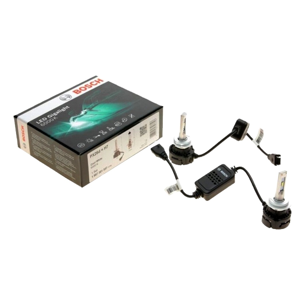 Автолампа LED (світлодіодна) BOSCH LED Gigalight H7 PX26d 30W 12V 1987301557 - zapix