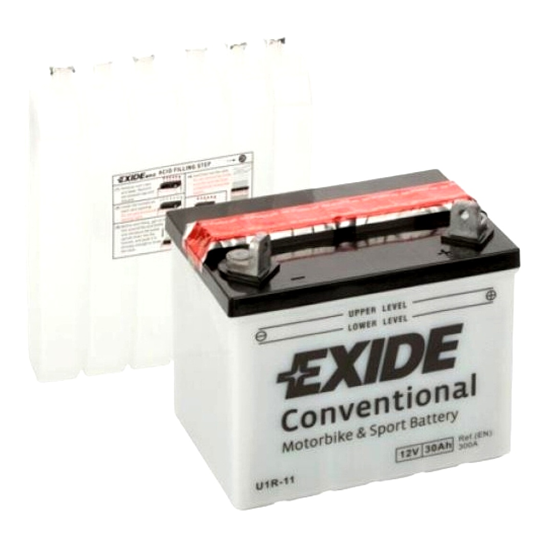 Акумулятор EXIDE Conventional 12V 30Ah 300A R+ U1R11 - zapix