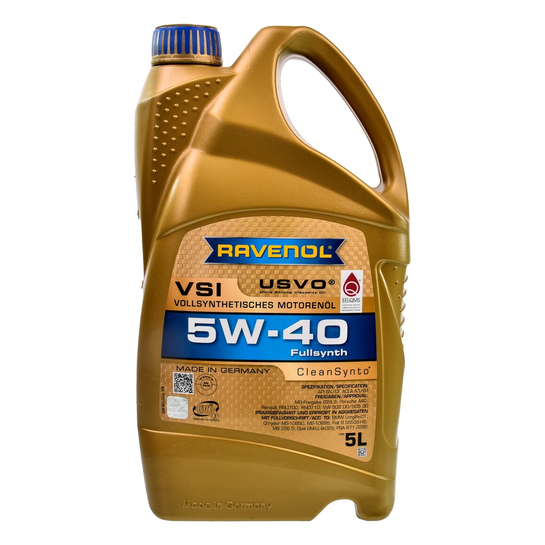 Моторна олива RAVENOL VSI 5W-40 5 л (11111305) - zapix