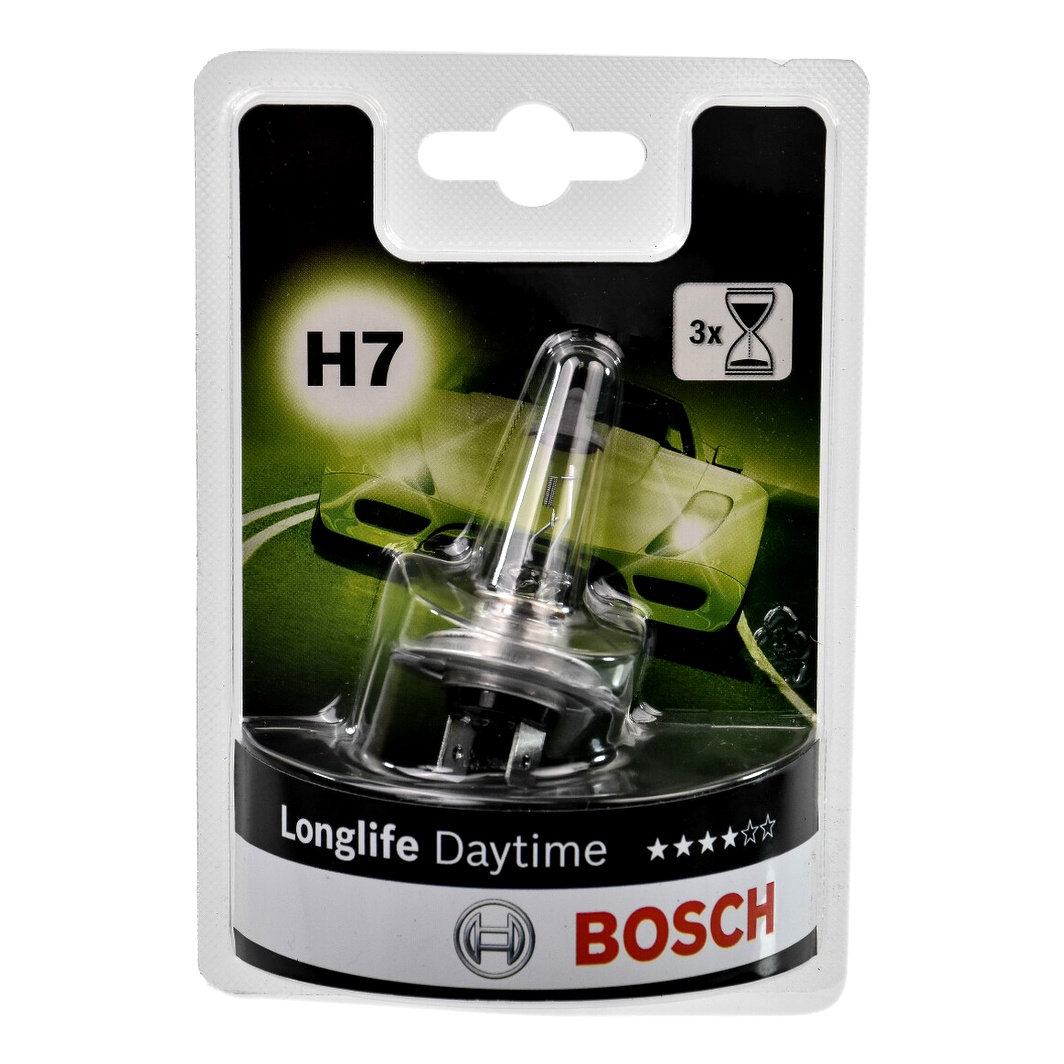 Автолампа галогенова BOSCH Longlife Daytime H7 PX26d 55W 12V 1987301057 - zapix