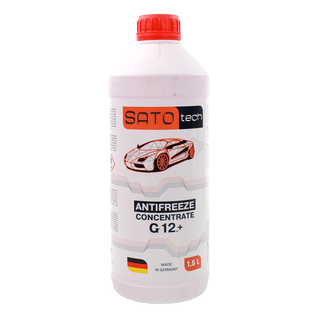 Концентрат антифризу SATO TECH червоний G12+ 1.5 л (G1211P) - zapix
