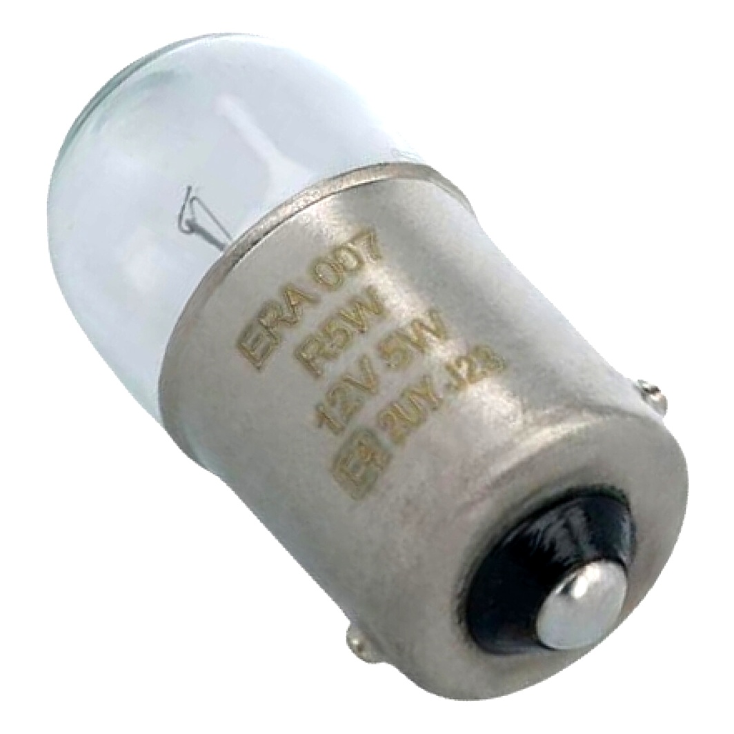 Автолампа розжарювання ERA R5W BA15s 5W 12V біла E007LL2B - zapix